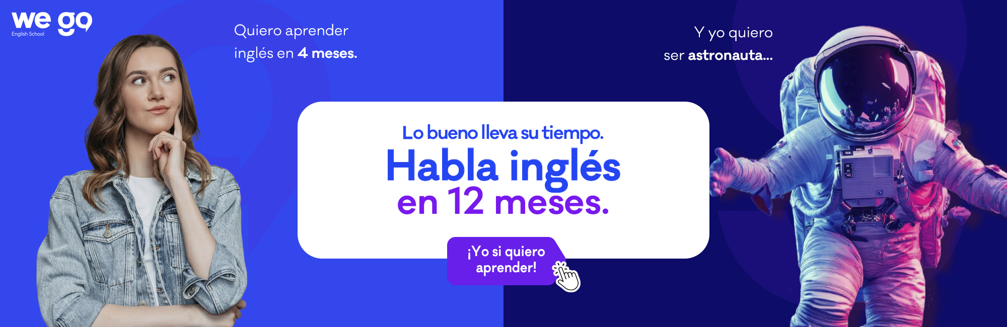 Habla inglés en 12 meses con WE GO